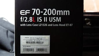 Lens Canon EF 70-200mm f 2.8L II IS (hàng LBM, 97%)