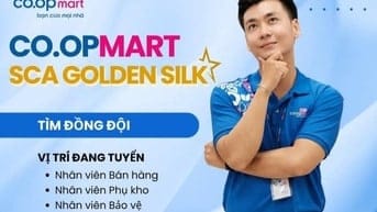 Siêu thị Co.op mart Tuyển NV Bảo Vệ, Thu Ngân, Bán Hàng,Kho