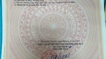 Bán đất mặt tiền sát trục đường chính dự án Long Bửu