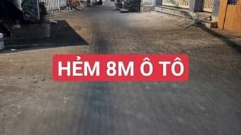 Hẻm Ô tô 8M, Âu Dương Lân P3, Q8, 62M2(4.4x14) Ko Quy hoạch,  Nhỉnh 5T