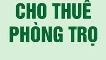 Cho thuê phòng trọ nhà mặt tiền đường Nguyễn Phúc Nguyên, P. 9, Q. 3