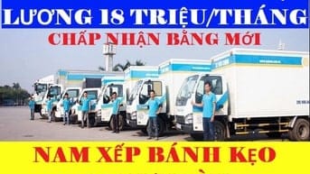 LÁI PHỤ XE TẢI B2 C D BÁNH KẸO 20 TRIỆU SIÊU THỊ LĐPT LƠ XE BÁNH KẸO