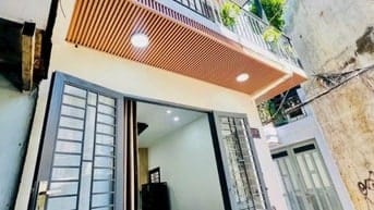 Mặt tiền Thống Nhất, P.16, Q.Gò Vấp nhà 1trệt 1lầu 3PN 2WC, sổ riêng