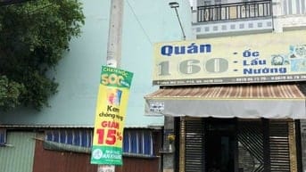Bán gấp nhà mặt tiền giá rẻ 160 mễ cóc quận 8