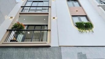 Nhà 7 x 5 nở hậu đúc 1 trệt 2 lầu sân thượng hẻm 4m đường số 28 p6 