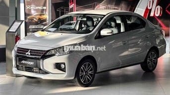 Attrage CVT Premium, 100% thuế, tặng BHTV 2 năm