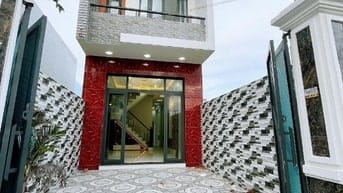 Nhà mới xây đường ô tô ngay chợ Trung Thành 4,2x20 SHR 4PN 2WC