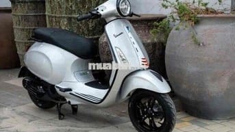 Vespa Primavera abs iget bạc poscher + đầu cong