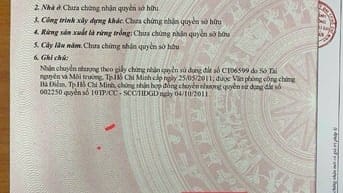 Cần tiền bán gấp đất 2 mặt tiền,Đường 30m, khu Bình Hưng Hoà B,