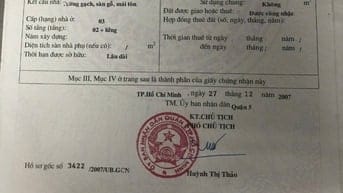 Bán gấp nhà riêng tại Hẻm 154 Nguyễn Biểu, Q5, HCM - 41 m2 - 7 tỷ TL