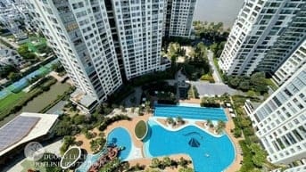 Bán căn hộ 3 phòng ngủ Đảo Kim Cương, 124 m2, view hồ bơi, giá tốt