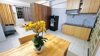 Cho thuê Căn Hộ dịch vụ số 6 Bến Cát, P.7, Q. Tân Bình, đủ tiện nghi