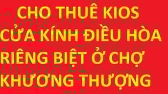 Cho thuê kios riêng biệt, chợ Khương Thượng, Phạm Ngọc Thạch, Đống Đa