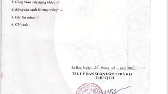 Cần tiền bán gấp đất đường Trịnh Đình Thảo - P Kim Dinh - TP Bà Rịa