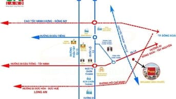 Đầu tư siêu lợi nhuận đất BECAMEX Bình Phước, DT 200m2 / Giá 1.6 tỷ 