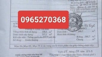 Bán nhà Biệt thự hẻm 6m, 220/ Đường âu cơ phường 9, Quận tân bình 