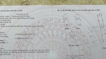 Nhà 4 tầng mặt đường thông 20 m Quận 7. 5*18 hơn 13 tỷ.
