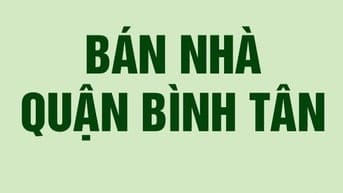 Bán nhà hẻm xe hơi đường Lê Văn Qưới, Phường Bình Trị Đông A, Bình Tân