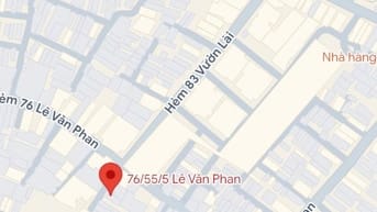 Bán nhà HXH 76/55 Lê văn Phan gần chợ vải DTSD 174m2, 3 tấm giá 11 tỷ