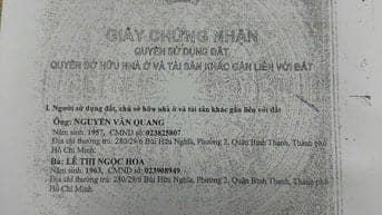 Bán nhà 280/29/6 Bùi Hữu Nghĩa, Phường 2, Quận Bình Thạnh