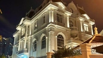 Bán Biệt Thự góc 2 mặt tiền HOA ĐÀO, P.2, PN, DT:12x16m, Hầm_3 Lầu.