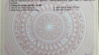 NHÀ MT CHỢ_ĐÔNG HƯNG THUẬN 02 - GIÁ 10 tỷ xxx KHU VỰC - SĂN NGAY