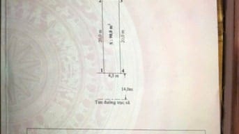 Bán đất 90m2 nhà 4 tầng mặt đường máng nước, An Đồng, An Dương 10.5 tỷ