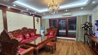 BÁN NHÀ PHỐ TRUNG KÍNH 58M2 × 6 TẦNG MẶT TIỀN 5.8M FULL GỖ LIM 23.9ty
