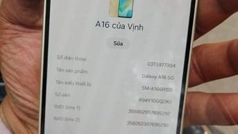 Galaxy A16 5g mới mua nguyên đai nguyên kiện 