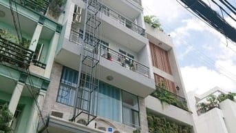 CHDV GIÁP QUẬN 1- 7 TẦNG BTCT- HXH TRÁNH- THANG MÁY- NGANG 5M- 19,x TỶ
