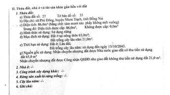 Đất thổ cư trung tâm Phú Đông, 86m2, sát công viên, hẻm xe hơi