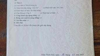CC Cần bán nhà tại khu TĐC Lộc Vĩnh, Phú Lộc, Tp Huế