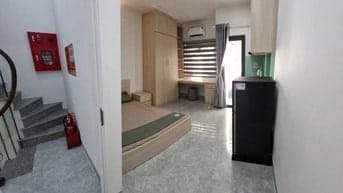 Nhà dòng tiền 55m2 thang máy, 8pkk, full pccc, full nội thất