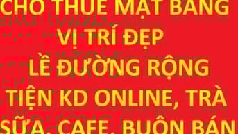 Cho thuê mặt bằng Cao Đức Lân, P.An Phú, Quận 2 vị trí đẹp, đường rộng