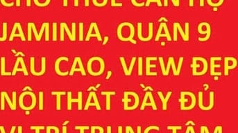 Cho thuê căn hộ Jamina đường Song Hành, Quận 9, lầu cao, đủ nội thất