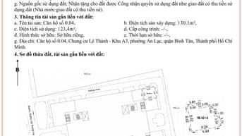 CHÍNH CHỦ bán căn GÓC SHOPHOUSE Lê Thành, An Dương Vương, Bình Tân