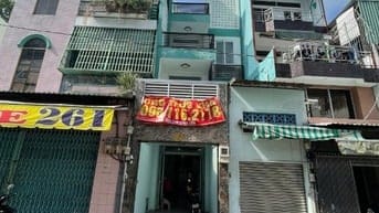 CÓ THANG MÁY 30TRIỆU - MẶT TIỀN 265 HÒA HẢO, P4, Q10 - 4 TẦNG