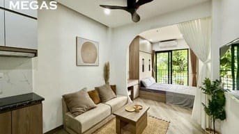 CHO THUÊ CĂN HỘ MỚI FULL ĐỒ, BAN CÔNG THOÁNG TẠI TRẦN BÌNH - MỸ ĐÌNH
