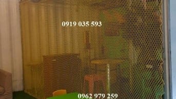 lưới trang trí quán shop văn phòng lưới trang trí giả lá cây lưới dù