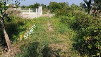 Đất thổ cư 4x24m SHR ấp Bùng Binh xã Hòa Khánh Tây