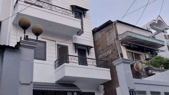Nhà 4 Tầng 6x20(124m2) Mặt Tiền Lê Trực - Hoàng Hoa ThámThu Nhập 80Tr