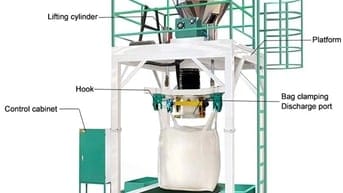 Máy đóng túi 1 tấn dạng hạt và bột
