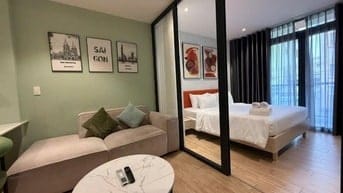 The Botanica,Phổ Quang,Tân BÌnh:40m2, có nội thất, 11tr