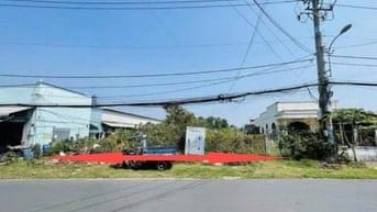 BÁN GẤP LÔ ĐÂT 400M2,MẶT TIỀN BÙI THỊ HE,THỊ TRẤN CỦ CHI,GIÁ RẺ 420TR
