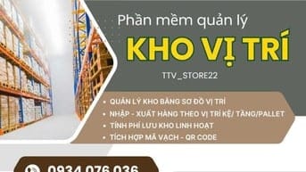 Phần mềm kho vị trí sử dụng Barcode/Qrcode