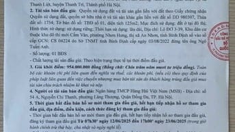 CÔNG TY ĐẤU GIÁ HỢP DANH SỐ 1 QUỐC GIA THÔNG BÁO BÁN ĐẤU GIÁ TÀI SẢN
