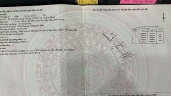 Đất nền tại xã Tân Phú Trung, Củ Chi, Hồ Chí Minh với diện tích 73,5m2