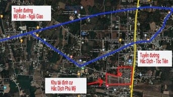Thanh lý 25 nền dự án Hắc Dịch , Vũng Tàu . SHR. Giá 1,2 tỷ 