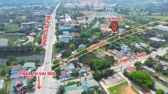 CHÍNH CHỦ BÁN ĐẤT NGÃ TƯ VAI RÉO, 4 TỶ, 108m2, MT 7m, LÔ GÓC