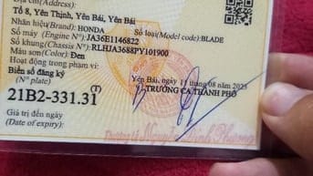 Xe biển số thành phố Yên bái. Còn mới. Đăng ký chính chủ